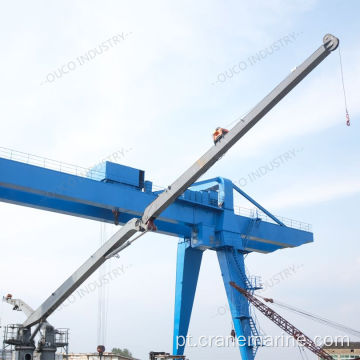 OUCO Custom 1T30M Dobrar Boom Marine Crane 360 ​​graus Rotação completa